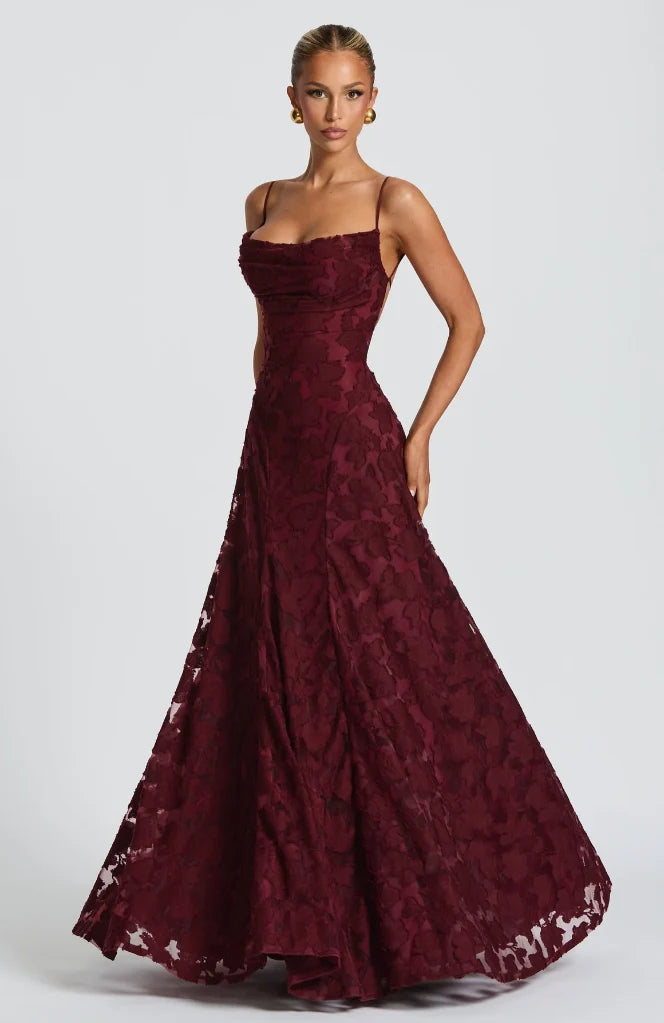SOFIA | Elegante vestido largo de encaje